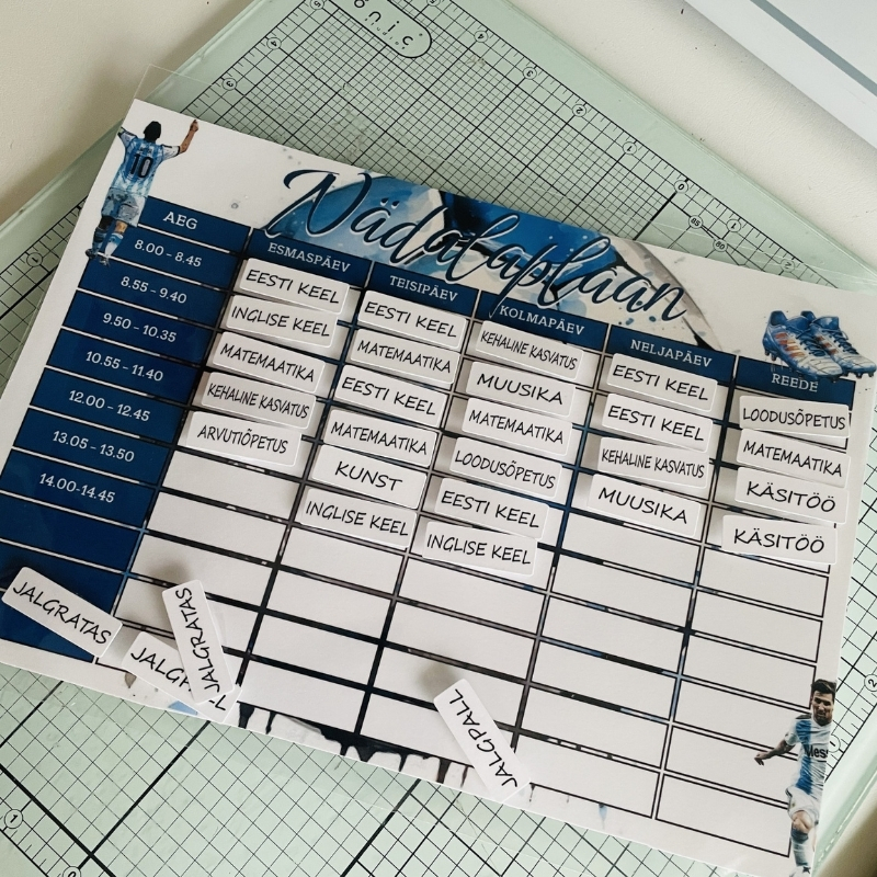 Personaalne tunni-nädalaplaan - Image 3